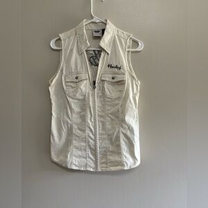 Harley-Davidson White Vest